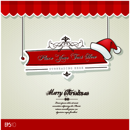 Vintage tag vector background set 04