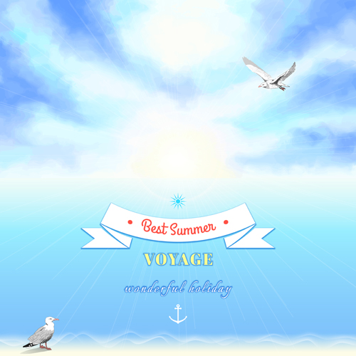 age best summer vector background 01 Voyage best summer vector background 01
