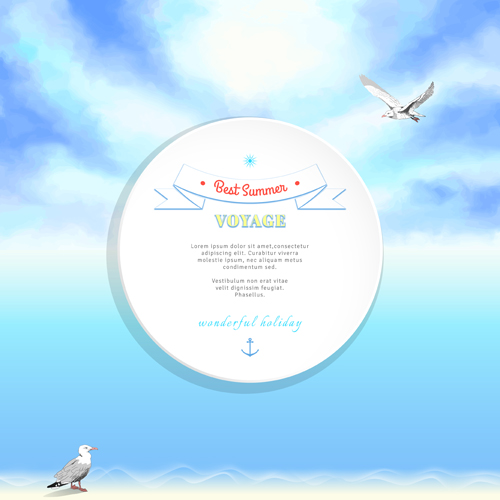 age best summer vector background 04 Voyage best summer vector background 04