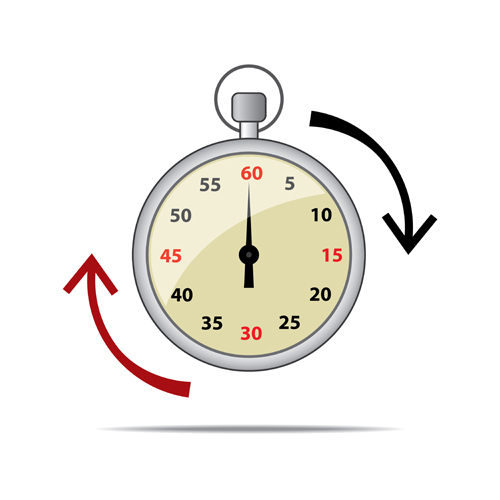 Watch vintage styles vector set 06