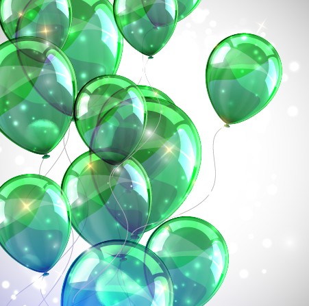 vector background transparent colored balloons balloon background 