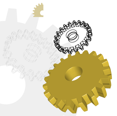 Different Gears mix vector set 01
