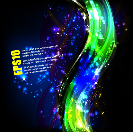 Sparkling stylish party backgrounds vector 01