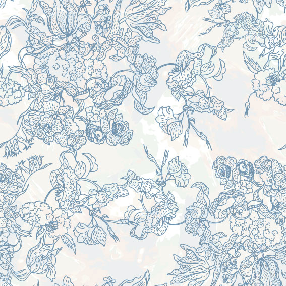 line of draft Flower background vector 02