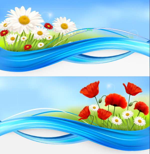 Vivid Chrysanthemum vector background 01