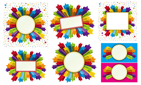 Three dimensional star frame vector
