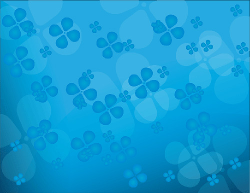 Blue Flower background Vector