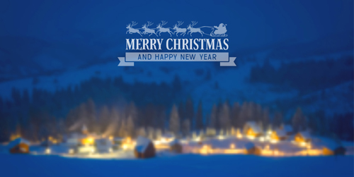 2015 christmas and new year blurred backgrounds vector 04