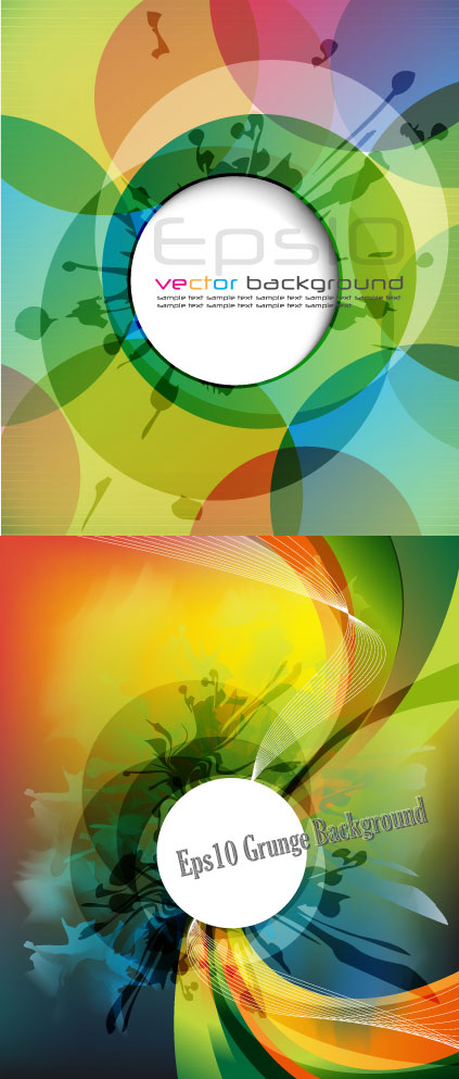 Color background vector material