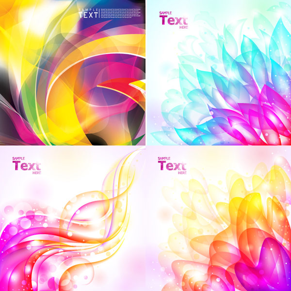Brilliant light background vector graphic