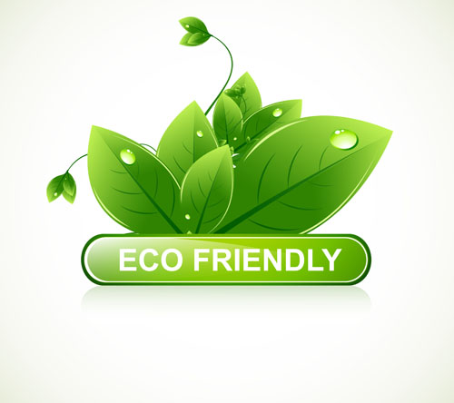 Eco design elements vector cards 04