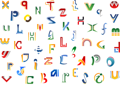 alphabet abstract 