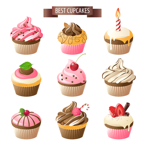 icons cupcake 