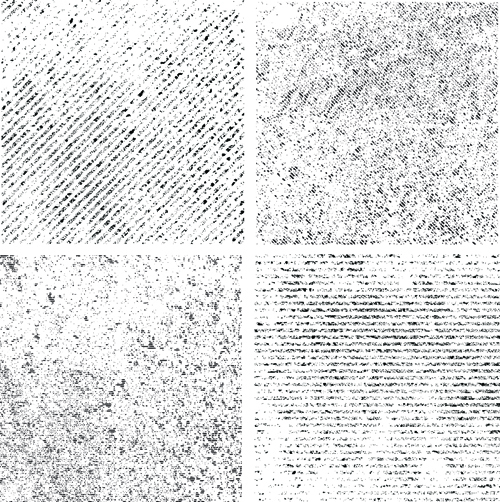 Black and white grunge pattern vector 01