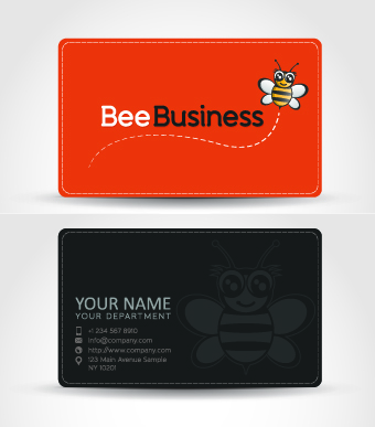 Delicate Business cards design elements 02