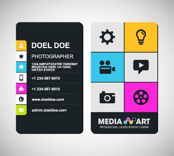 Delicate Business cards design elements 04