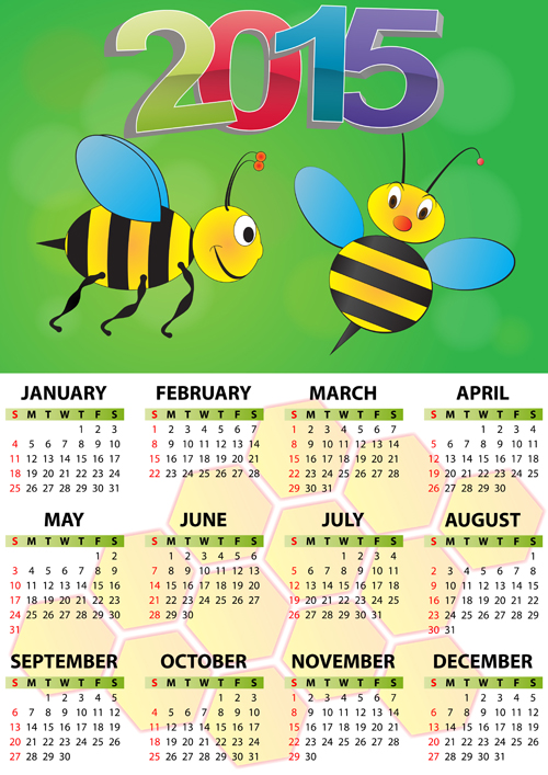 calendar bee 2015 