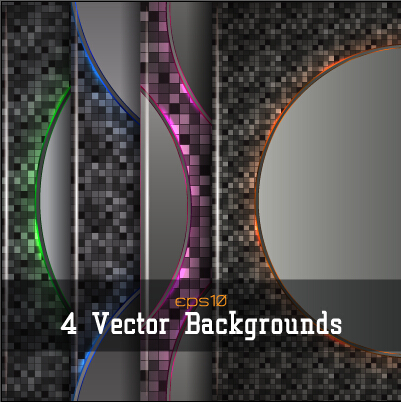 Creative mosaic background art vector 03