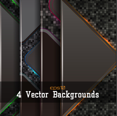 Creative mosaic background art vector 04