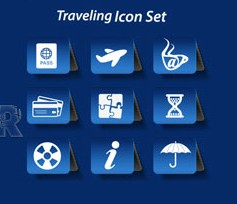 traveling icon different 