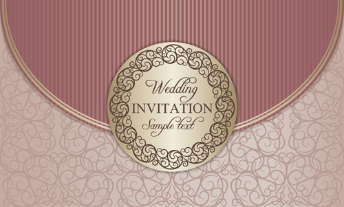 wedding ornate invitation cards floral 