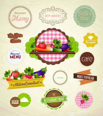labels label fresh food label food elements element Design Elements 
