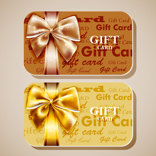 Shiny Holiday cards vector 01