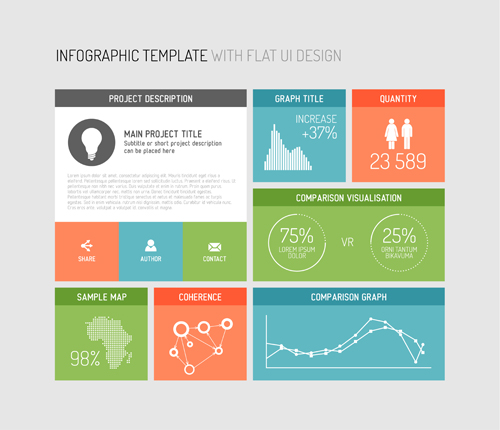 template infographic elements element 