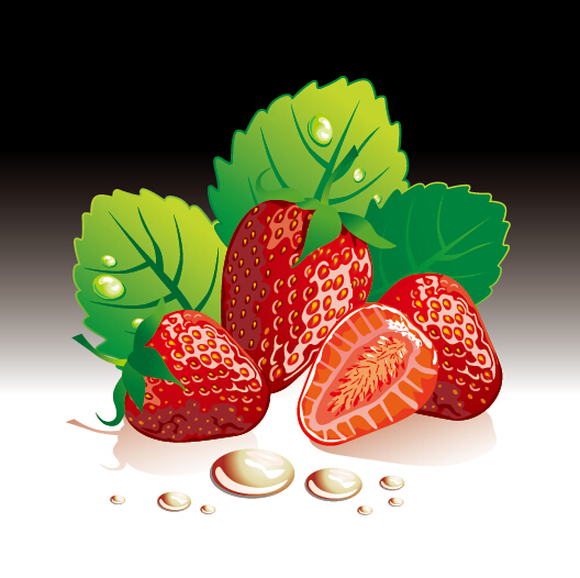 strawberries juicy fresh berries 