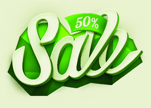 Label sale creative vector 01