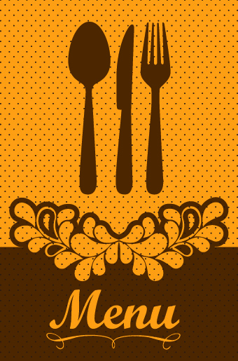 Vintage menu covers vector 02