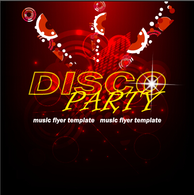 party music flyer disco 