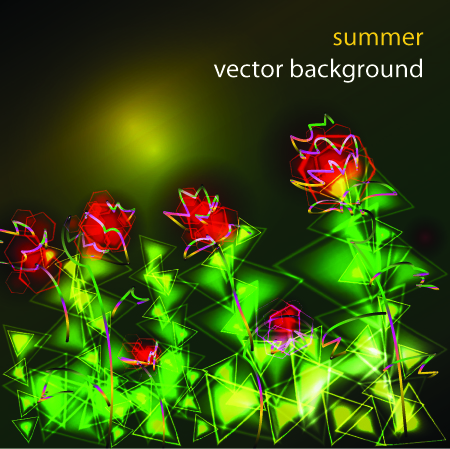Nature with Four seasons background 02
