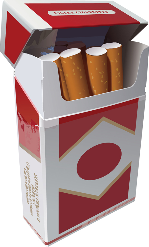 No Smoking Warning elements vector set 02