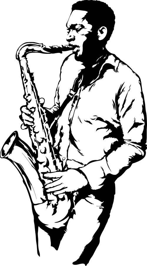saxophone performer old 
