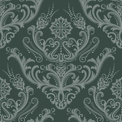 Set of Seamless Ornament pattern design vector 03