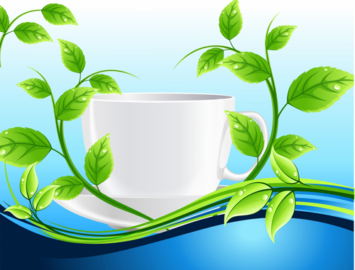 green leaves cup 