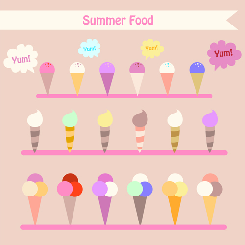 summer material ice cream cute cream 