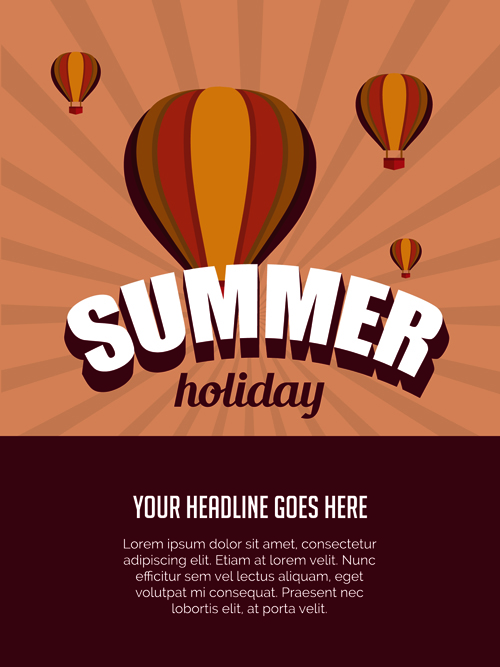 summer poster holidays holiday 