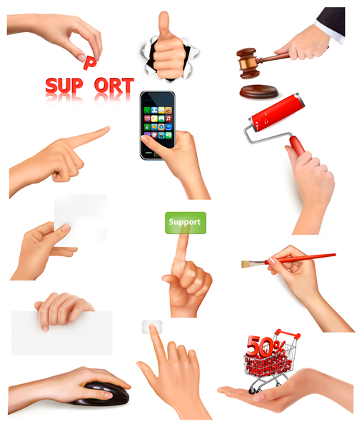 of hand gestures design graphics 02 Vector set of hand gestures design graphics 02