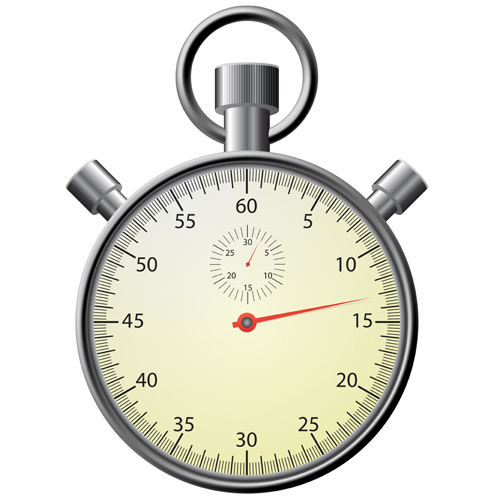 Stopwatch vintage styles vector set 04