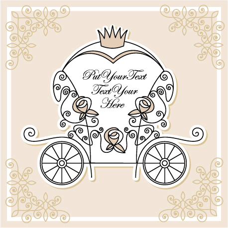wedding invitation carriage 