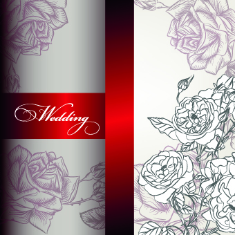 Wedding invitations luxury background 01