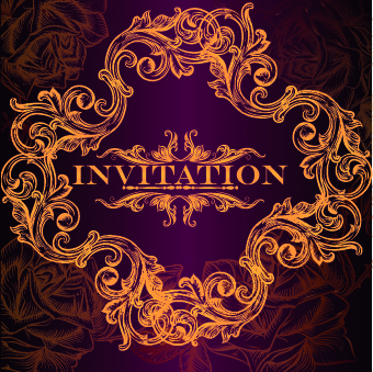 Wedding invitations luxury background 05