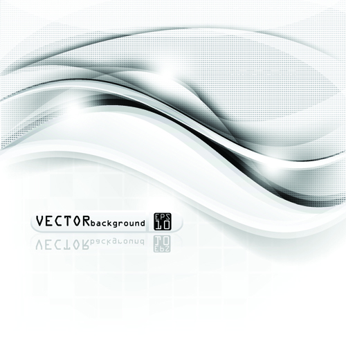 Set of Abstract White vector Backgrounds graphic 02