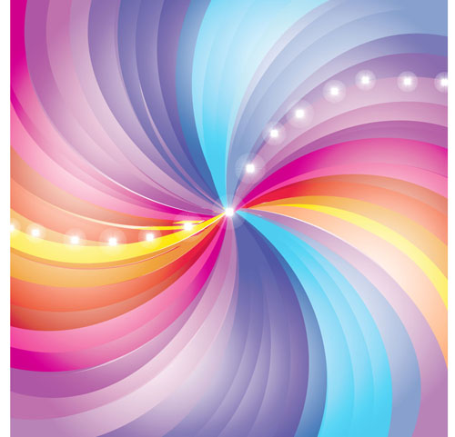 Stylish Colorful backgrounds vector set 04