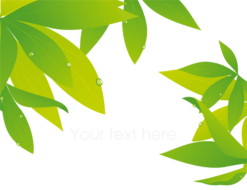 Elements of Fresh Green vector backgrounds 01