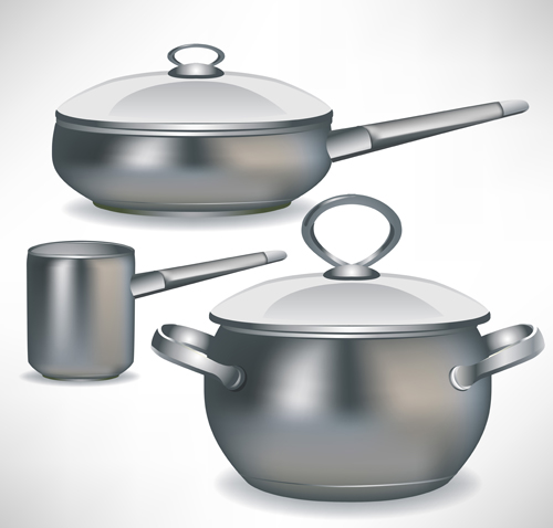 Different Kitchen utensils vector 03