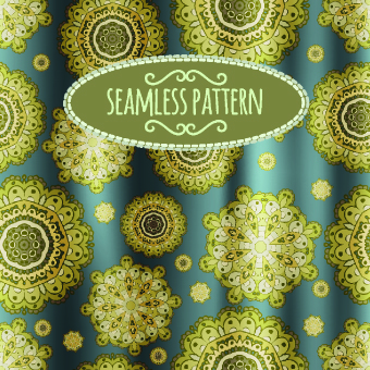 Luxury silks and satins pattern background vector 05
