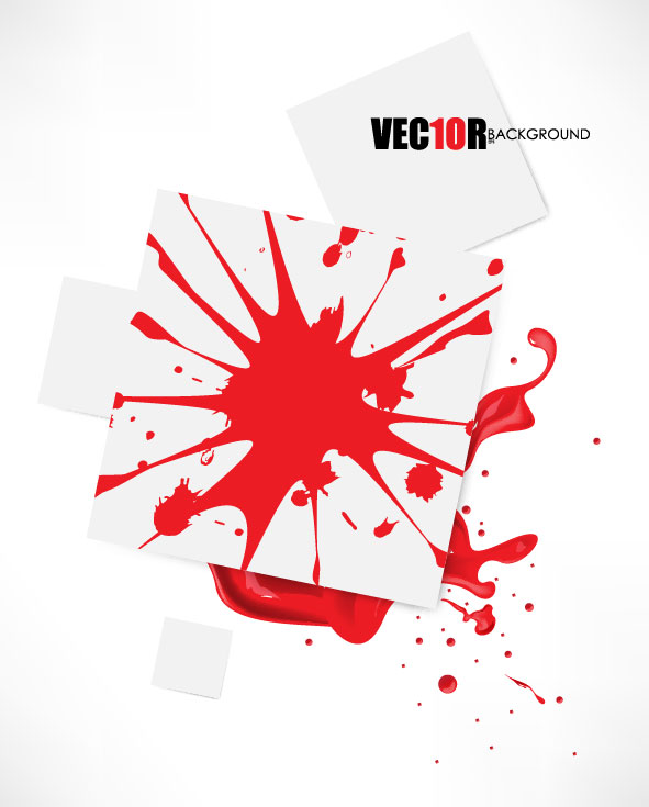 Splash Effect background vector 04